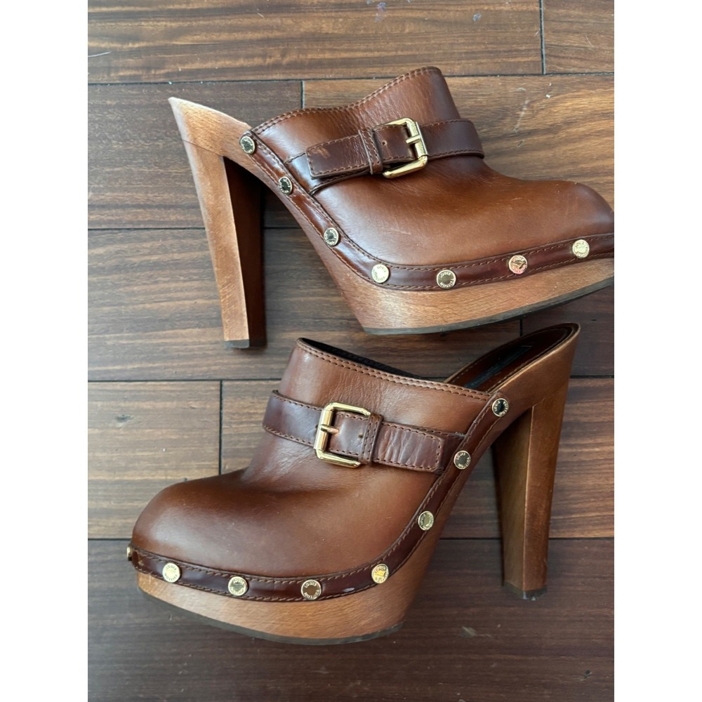 Louis Vuitton Leather Clogs size 41 - Picture 11 of 14